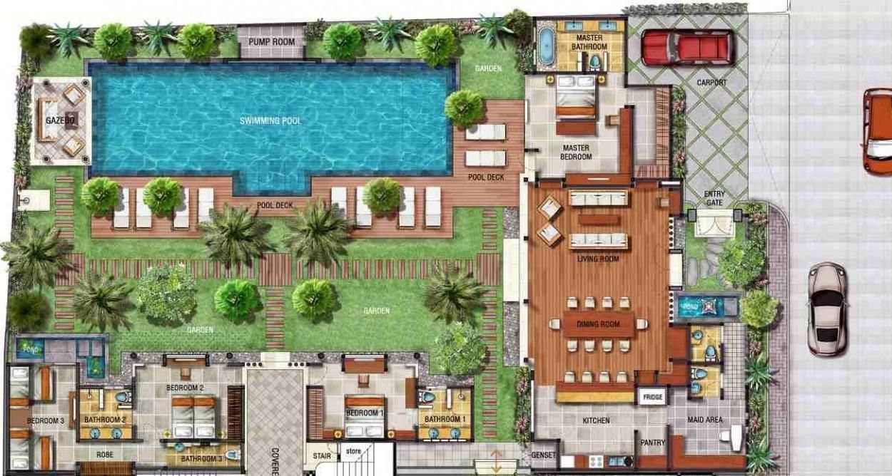 Villa Abakoi Floor Plan